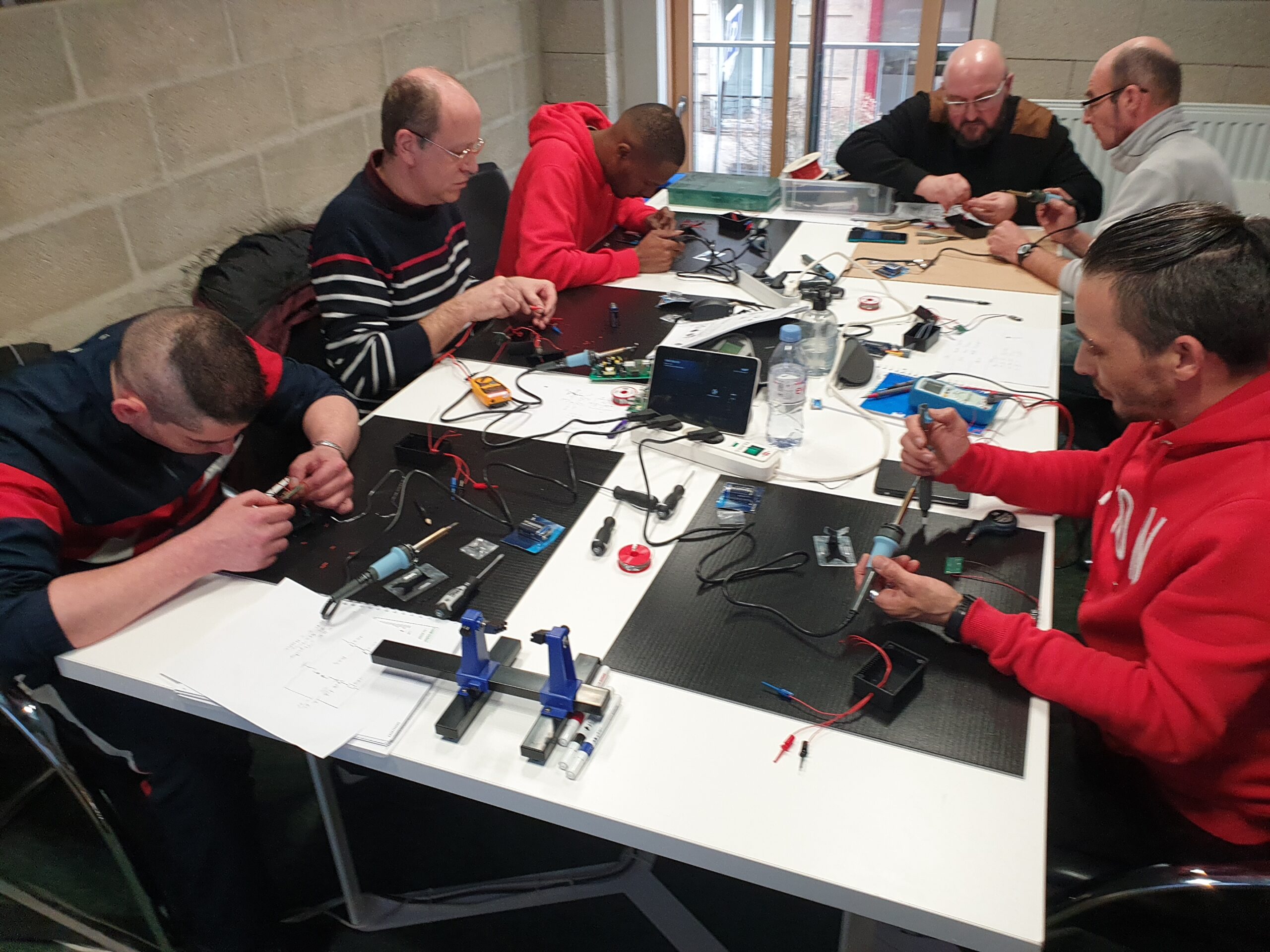 Photo d'un atelier organisée pat l'école Envie