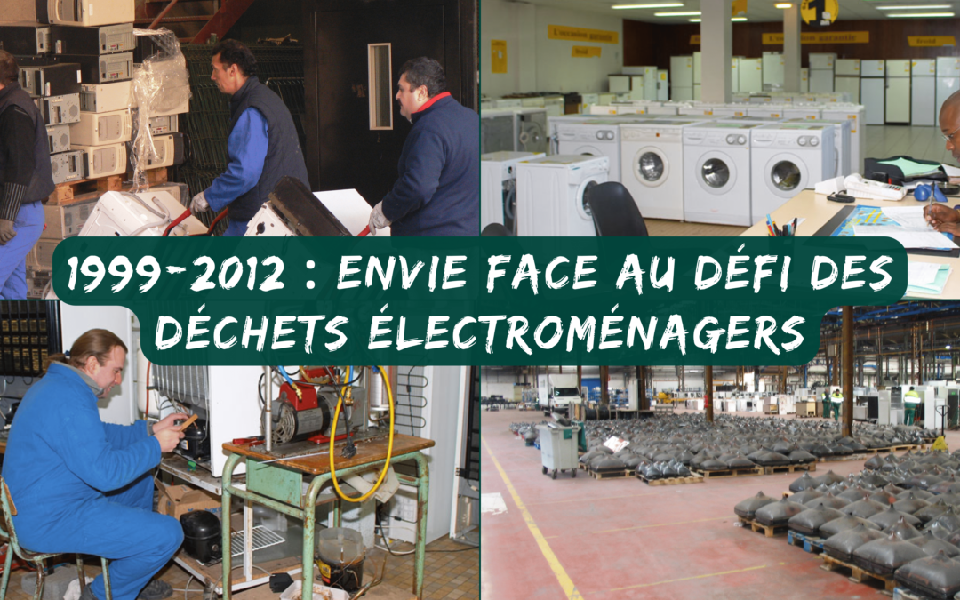 Visuel illustrant des images du réseau Envie entre 1999 et 2012